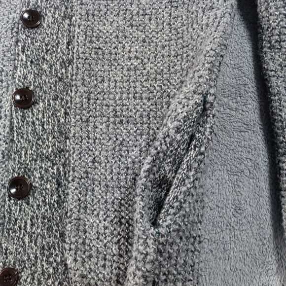 Paul Smith 100% Wool Chunky Knit Cardigan Size Large - Picture 3 of 11